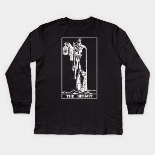 Tarot card The Hermit Kids Long Sleeve T-Shirt